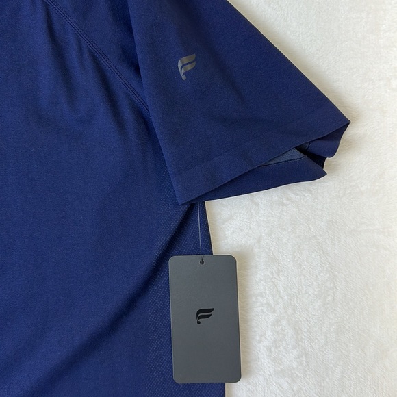 Fabletics Mens The Training Day Polo Navy Size XL NWT - Picture 8 of 10